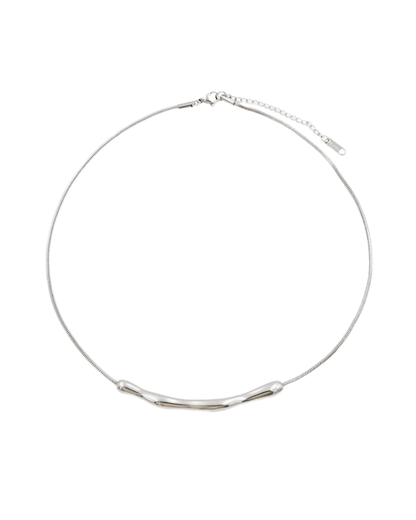 Collier - Acier au Titane - Organique - Minima Bijoux - Collier