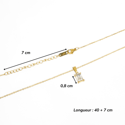 Collier - Acier Inoxydable - Pendentif - Minima Bijoux - 