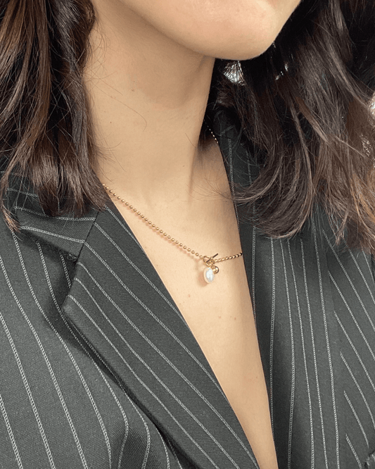 Collier - Acier Inoxydable - Perles - Minima Bijoux - 