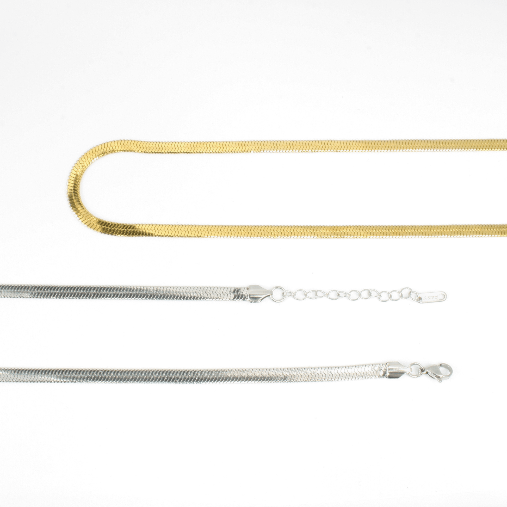 Collier/Bracelet - Acier Inoxydable - Polyvalence - Minima Bijoux - 